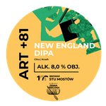 Browar Stu Mostów x Ziemia Obiecana: ART+81 New England DIPA - 20 L KEG A