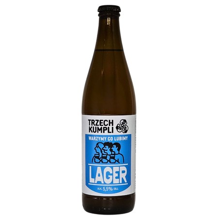 Trzech Kumpli: Lager - butelka 500 ml