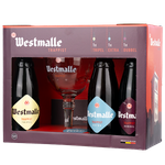 Westmalle set  3 x 330 ml + szkło