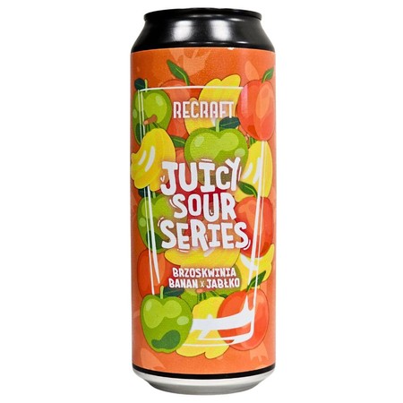 ReCraft: Juicy Sour Brzoskwinia Banan Jabłko - 500 ml can