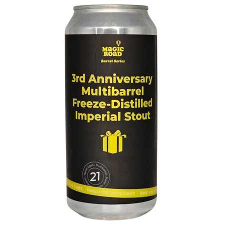 Magic Road: 3rd Anniversary Multibarrel Freeze-distilled Imperial Stout - puszka 440 ml