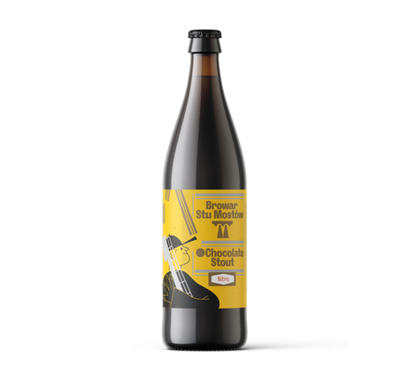Browar Stu Mostów: Chocolate Stout NITRO - butelka 500 ml