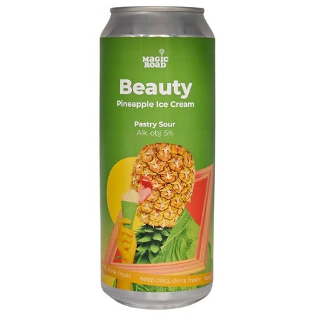 Magic Road: Beauty Pineapple Ice Cream - puszka 500 ml