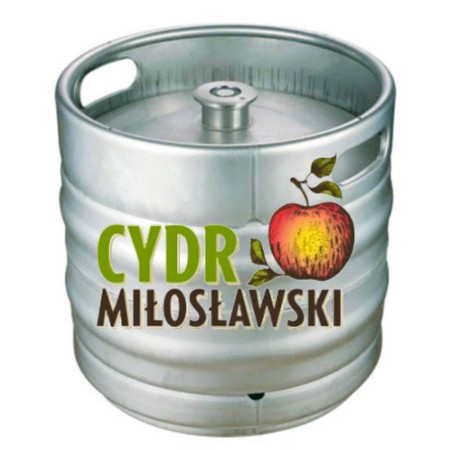 Miłosław: Cydr Miłosławski Półsłodki - keg zwrotny 30l