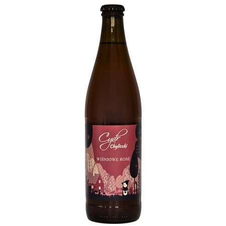 Cydr Chyliczki: Wiśniowe Rose - butelka 500 ml