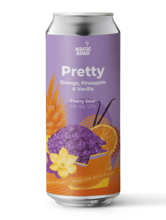 Magic Road: Pretty Orange, Pineapple & Vanilla - puszka 500 ml