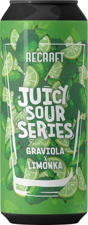 ReCraft: Juicy Sour  Limona x Graviola  - puszka 500 ml