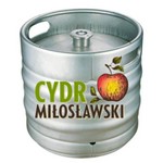 Miłosław: Cydr Miłosławski Półsłodki - keg zwrotny 30l