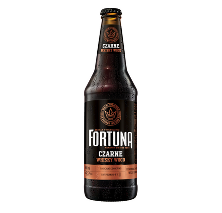 Fortuna: Czarne Whisky Wood - butelka 500 ml