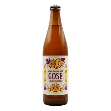 Browar Trzech Kumpli: Gose z Mango i Marakują - butelka 500 ml