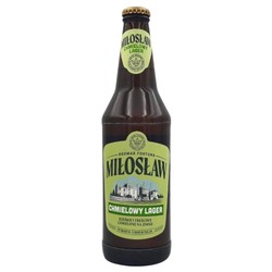 Miłosław: Chmielowy Lager - butelka 500 ml