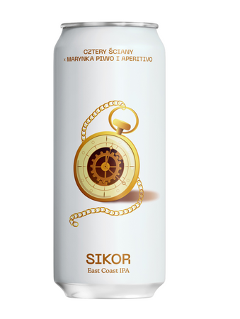 Browar Cztery Ściany: Sikor - puszka 500 ml