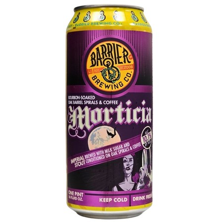 Barrier: Morticia Bourbon Oak & Coffee - 473 ml can