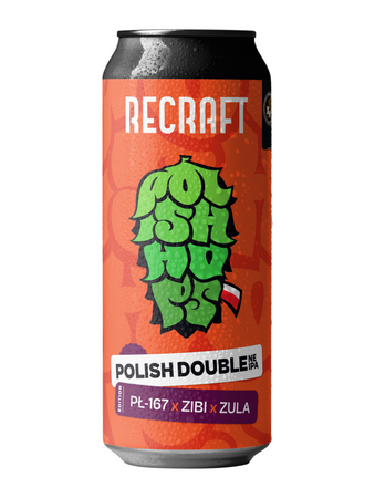 ReCraft: Polish Double Hazy NE IPA PŁ-167 & Zibi & Zula  - puszka 500 ml