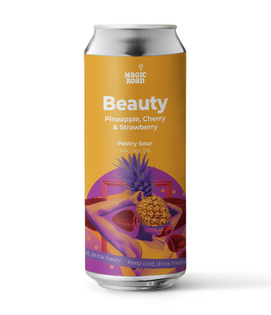 Magic Road: Beauty Pineapple, Cherry & Strawberry - puszka 500 ml