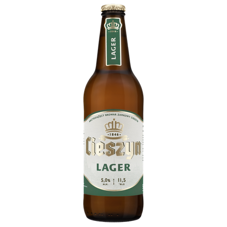 Browar Zamkowy Cieszyn: Lager - butelka 500 ml