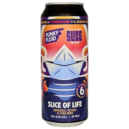 Funky Fluid x Slice Beer Co.: Slice of Life - puszka 500 ml