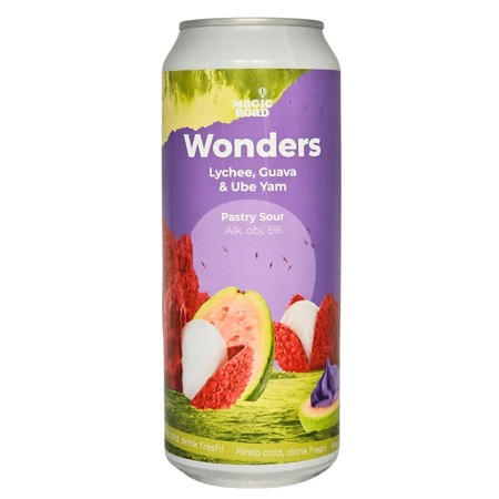 Magic Road: Wonders Lychee Guava & Ube Yam - puszka 500 ml