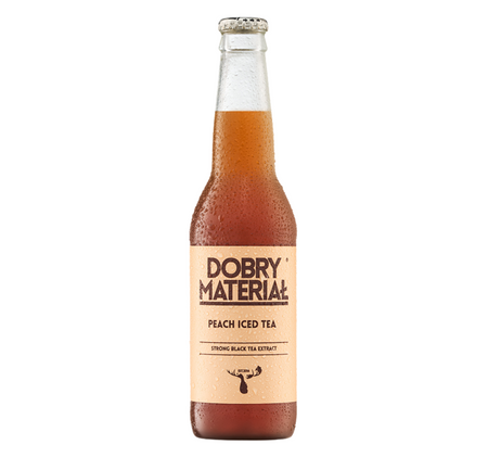Dobry Materiał: Peach Iced Tea - butelka 330 ml