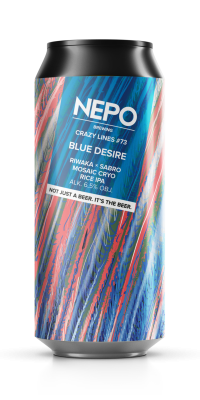 Nepomucen: Crazy Lines #73 - Blue Desire- puszka 500 ml