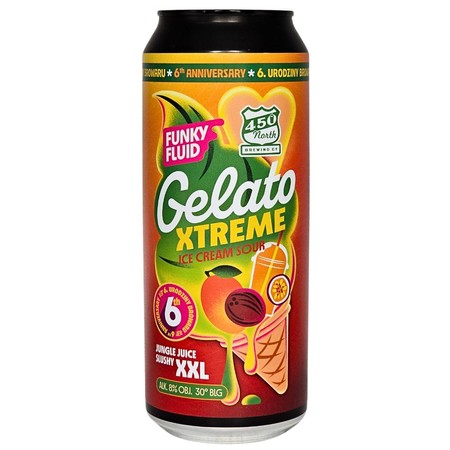 Funky Fluid x 450 North: Gelato XTREME Jungle Juice Slushy XXL - puszka 500 ml