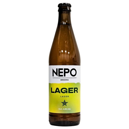 Nepomucen: Nepo Lager - 500 ml bottle